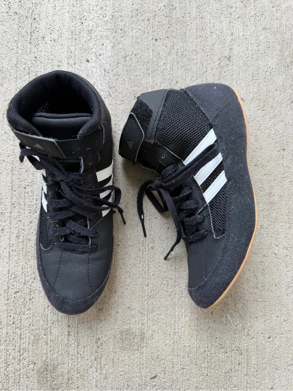 Adidas wrestling shoes Havoc AQ3327 lightweight, black size 6